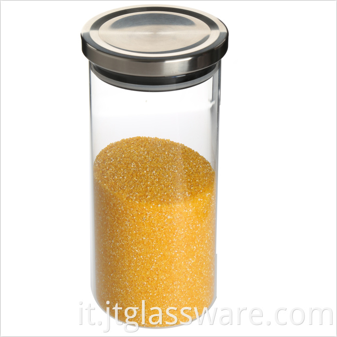 Glass Jar Metal Lid